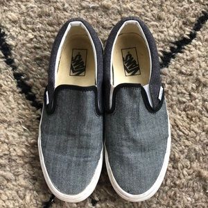 Vans x J.crew slip ons